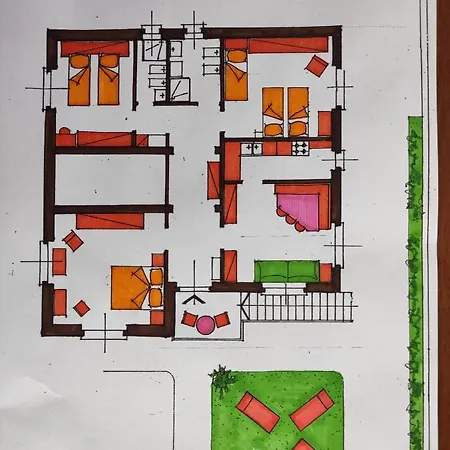 Apartment Il Nido Del Merlo Parcheggio E Giardino *